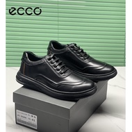 ECCO Men's casual waterproof leather shoes P7E2-&&*