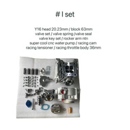 combo set  y16 / nvx155  superhead cnc 20.23 22.25mm  ceramic block forged piston 62mm 63m65swipoh 1