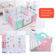 Baby Fence Baby Fence Baby Fence Toy Fence [12 + 2 Panels] Playpen Toddler