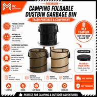 Camping Foldable Dustbin Garbage Bin Trash Portable Outdoor Picnic Hiking Can Tong Sampah Large Capa
