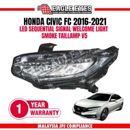 HONDA CIVIC FC 2016-2021 LED HI-LO BEAM SEQUENTIAL SIGNAL HEADLAMP LAMPU DEPAN HEADLIGHT TCP STYLE