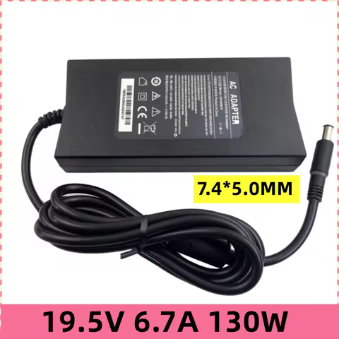 AC Adapter 19.5V 6.7A 130W Laptop Charger For Dell Inspiron 15 5576 5577 7557 7559 7566 7567 17R N71