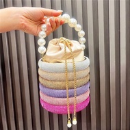 COD Handmade Rhinestone Evening Clutch Wallet Wallet and Handbag Luxury Designer Shoulder Bag Shiny 