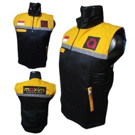 !! MAXIM FULL EMBROIDERY Vest MAXIM Hoodie Vest/ MAXIM Vest/