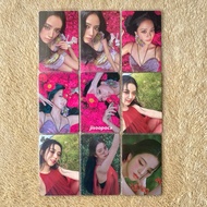 Blackpink JISOO — me solo photocard pc album official photobook red black tag lp kit version gmarket