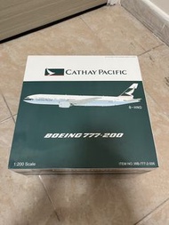 國泰 Boeing 777-200 1:200 合金飛機模型