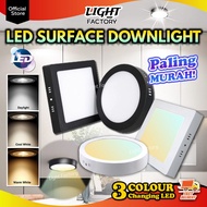 🔥HOT🔥LED Surface Downlight 18W 24W 36W HIGH QUALITY LED Surface Mounted Light 3 Colour LED Lampu Sil