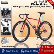 LUANDA Fixie Bike Mountain Bike Road Bike 26 inch bike MTB Cycling Bike bike for adult