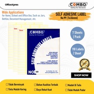 Stiker Label No.99 5x36mm / Self Adhesive Labels No.99 / Label Sticker Nama / Blank White Label