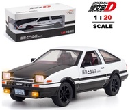 1:32 Initial D Toyota AE86 Trueno Alloy Diecast Model Sprinter Drift Car Toy