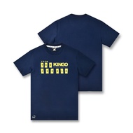 KINGO Men Style|Dark Blue Print T-Shirt 511107< M-6XL >|Official Direct Sales baju t shirt lelaki ba
