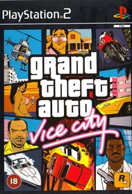 เกมส์ Ps2 แผ่น GTA Grand Theft Auto Vice City PlayStation2⚡ส่งไว⚡