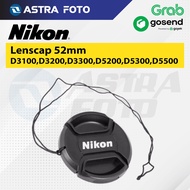 Lens cap/Lenscap Nikon 52mm+Strap, D3100, D3200, D3300, D5200, D5300, D5500