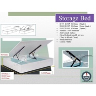 Storage Bed Super Single 3.5ft  Wooden Storage Bed Queen Storage Bed Super Single Storage Bed [KAGUTEN]