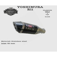 YOSHIMURA R11 CARBON RACING SILENCER WITH FREE SOUND