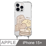 iPhone 15 Plus 6.7吋 The Butters 奶油擠擠樂抗黃繩掛iPhone手機殼