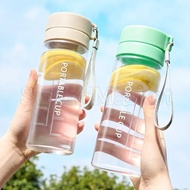 Water Bottle Double Layer Lids with Filter / Portable Anti-Drop Leakage-proof  Space Cup / Outdoor Large Capacity Drinkware Mug / Scrub Plastic Cup / Plastic Sports Water Bottle /