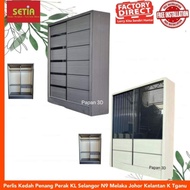 Setia-[Pasang Siap] Wardrobe 5'x8'