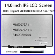 14" 90Hz Laptop LCD Screen MNE007ZA1-1 MNE007ZA1-3 B140QAN04.0 Display Matrix Panel Replacement 2880