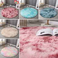 MARIER Bedroom Carpet, Anti-Skid Ultra Soft Plush Round Rug, Home Decoration Circle Round Thick 60/8