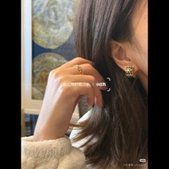 Chanel 26P全新 皮穿鏈圈式耳環×經典不敗必收款