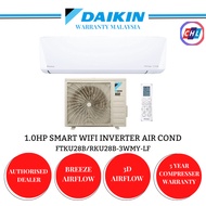 DAIKIN 1HP (5 STAR) -SMART WIFI INVERTER AIR COND FTKU28B/RKU28B-3WMY-LF (DAIKIN WARRANTY MALAYSIA))
