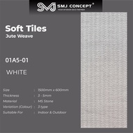 SMJ CONCEPT® Soft Flexible Tiles - Cut Stone 01A5 | Waterproof & Lightweight Wall Decor Use