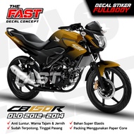 TERBARU Decal Sticker Full Body CB150R Old 2012-2014 Bunglon Hitam - Stiker Decal CB 150R V1 Dekal S