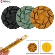 [TOP-MY]-Polishing Pad Thick-ness 6mm Used For Marble Polishing 3 STEP SET High Quality-[High Qualit