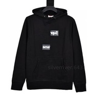 Supreme CDG 錯位Box Logo 加絨衛衣帽衫