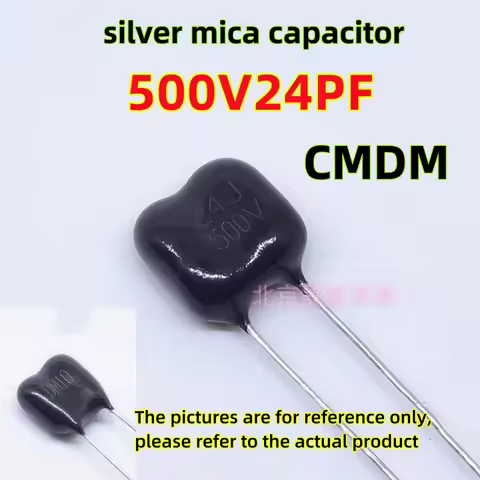 5pcs 1PF-100PF Silver Mica Capacitor 500V 1PF 2PF 3PF 4PF 5PF 15PF 22PF 33PF 47PF 56PF 75PF 82PF 100