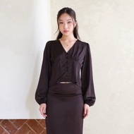 [OWNLOOK] Amelia Blouse Satin Blouse Women
