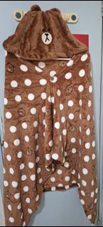 LINE FRIENDS Brown 熊大造型毛毯