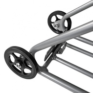 16inch Folding Bike Rear Carrier Rack with Easy Wheel for Brompton 16*1-3/8 Tire