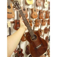 Ohana Ukulele TK-35CG Full Solid Premium Mahogany Glossy Finished Cut-away Design