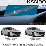 Mazda 3 MZD Connect Tempered Glass Protector Mazda 3 Tempered Glass Protector Mazda 3 Head Unit Scre