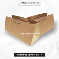 Plain Brown Paper Bag 31x19x13 | Spiku Bolu Spike Spikoe Goodie Bag P31 L13 T19