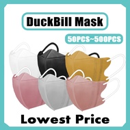 【Mask Duckbill Murah】Duckbill Mask 50PCS Earloop&amp;Headloop mask For Adult 3D 4ply duckbill face mask 50 pcs 6D Face Mask KF94 KN95 100pcs mask hitam 50pcs murah BFE95% 3d Disposable V mask Masker Design Mask Topeng Muka Protective【Arrived in two days】