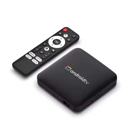 LEFFOT L3 Smart TV Box 2GB 16GB Amlogic S905L3 Android 14.0 4K HD BT Google Voice Remote Media Playe