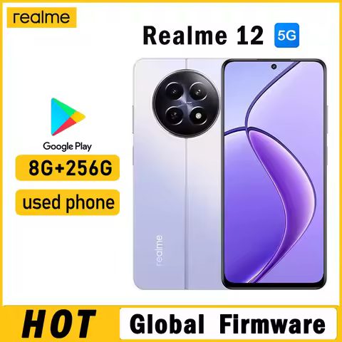 OPPO Realme 12 5G smartphone Global firmware MTK Dimensity 6100+ Android 14 6.72" 8GB 256GB 5000mAh 