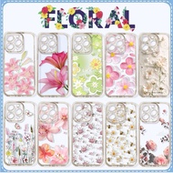 Flowers Phone Case For Samsung Galaxy S25 Edge S24 Ultra Plus S24FE S23FE A36 A26 A16 5G cover Fashi