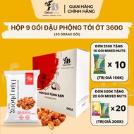 [Express] Box of 9 packs of Deluxnuts Garlic and Chili Peanuts 360g | Nutrition Nuts, Snack Snacks (