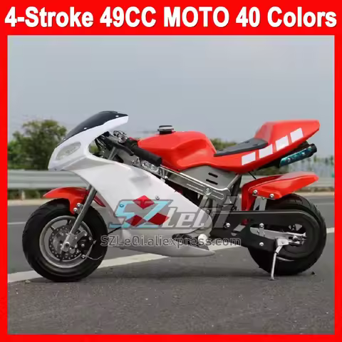 Mini Motorcycle 4-Stroke 49CC 50CC ATV Off-road Real Superbike Moto Bike Gasoline Power Racing Autoc