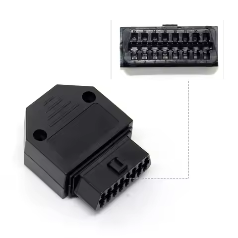 OBD2 EOBD 2 16 pin male connector J1962 OBD2 Connector Wholesale &Retail OBD Male Plug OBD2 16Pin OB