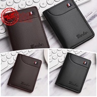 Ultra-thin Men’s Wallet Short Style Vertical Small Design Wallet For Driver’s License And Youth U6z0