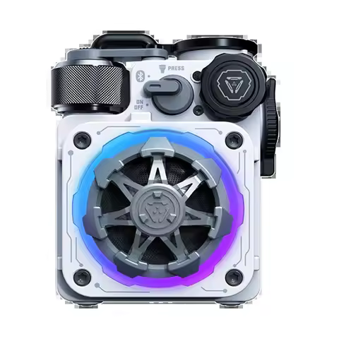 Muzen Cyber Cube-Pro Bluetooth Speaker, Bluetooth 5.0, Portable Speaker with Fidget Spinner, Crystal