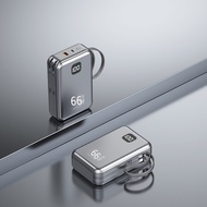 【China CCC】Power Ban k 20000mAh แบตสํารอง 4 พอร์ต ชาร์จเร็ว 66W สาย USB-C และ ในตัว for Phone 17/16/