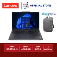 LENOVO THINKPAD E14 GEN 6 21M3CTO1WW 14" LAPTOP ( R7-7735HS 16GD5 512SSD / 14"  WUXGA / W11PRO )