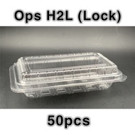 OPS H2L Plastic Tray wit Lock 【50pcs+/-】