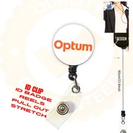 Latest Optum Retractable id clip Id Holder Id Badge Name tag